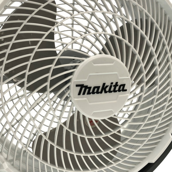 ☆美品☆makita マキタ 14.4V/18V/100V 充電式ファン CF203D 白/ホワイト 本体＋ACアダプタ付 コードレス 扇風機 送風機118020 - 8