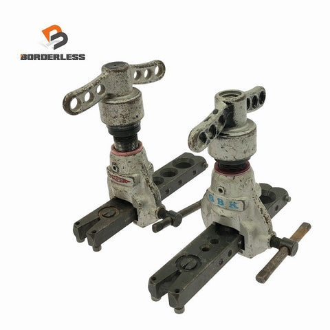 ☆中古品2点セット☆SUPERTOOL R410A用 フレアツール/BBK 800-FN フレアツール ラチェット式 フレアリングツール ハンドツール132323