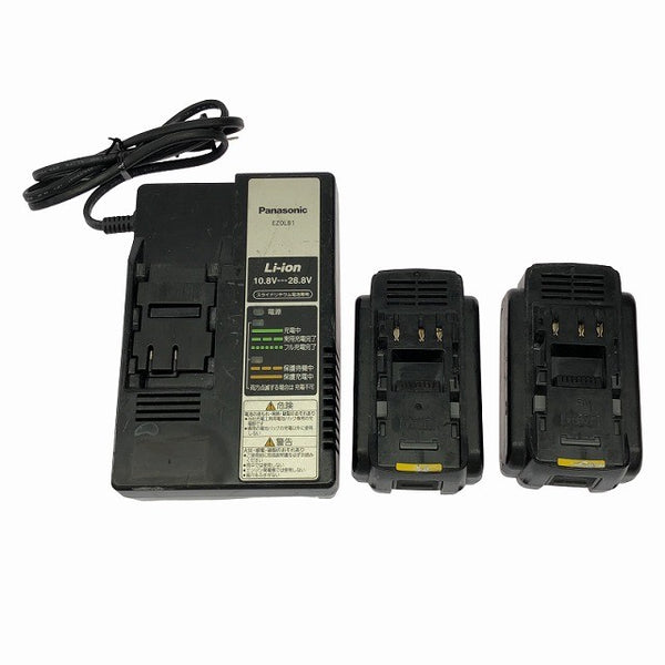 ☆比較的綺麗☆Panasonic パナソニック 14.4V/18V 充電ドライバドリル EZ74A2 バッテリー2個(18V 5.0Ah) 充電器 ケース付132681 - 10