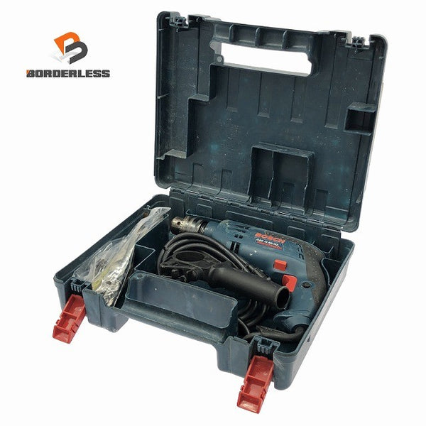 ☆中古品☆BOSCH ボッシュ 100V 振動ドリル GSB16RE/N2 ケース付 コード式 震動ドリル 電気ドリル 電動ドリル 穴あけ134496 - 1