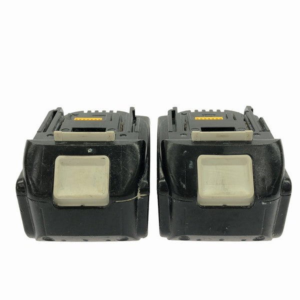 ☆中古品2点セット☆makita マキタ 18V 6.0Ah 純正 リチウムイオンバッテリー BL1860B×2 残量表示付 雪マーク 蓄電池132930 - 6