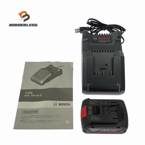 ☆美品セット☆BOSCH ボッシュ 18V 5.0Ah リチウムイオンバッテリー A1850LIB 充電器 GAL18V-40 リチウムイオン電池118752