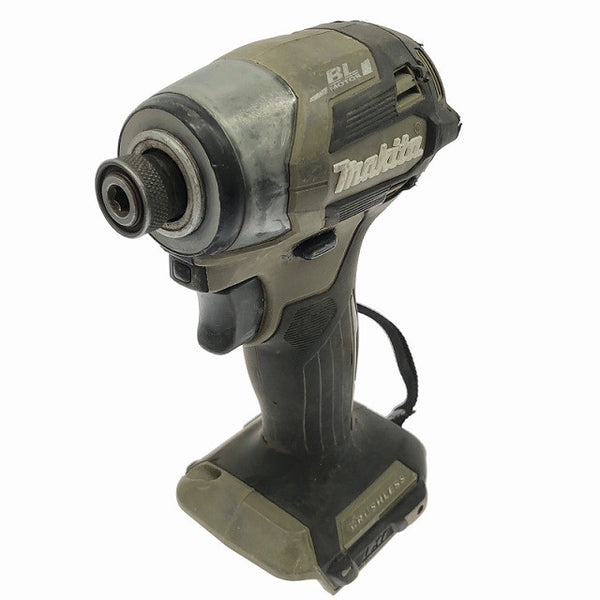 ☆中古品☆makita マキタ 18V 充電式インパクトドライバ TD173DRGXO オリーブ バッテリー2個(18V 6.0Ah)充電器 ケース付128091 - 4