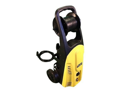 ☆中古品☆HIDAKA ヒダカ 家庭用 高圧洗浄機 HK-1890 水道ホース＋吐出ホース＋ガン＋ノズル付 100V 60Hz 洗車 水洗い - 0