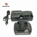 ☆中古品セット☆HiKOKI ハイコーキ 18V 6.0Ah 純正 リチウムイオンバッテリー BSL1860 急速充電器 UC18YKSL 電動工具用 蓄電池132441 - 1
