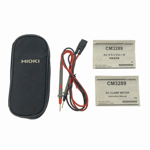 ☆美品☆HIOKI 日置電機 ACリーククランプメーター CM3289 ケース付 漏れ電流計 クランプリーカー 116057116057 - 10