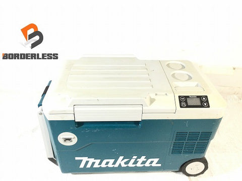 ☆中古品☆ makita マキタ 18V 充電式保冷温庫 CW180D 青/ブルー 本体+シガーソケットコード クーラーボックス 116146