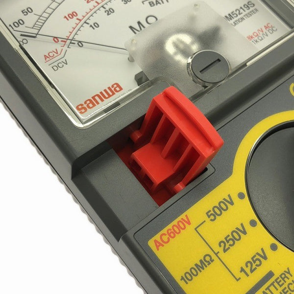 ☆未使用品☆sanwa 三和電気計器株式会社 絶縁抵抗計 PDM5219S ケース付 定格電圧3レンジ式 測定器 アナログ115152 - 8