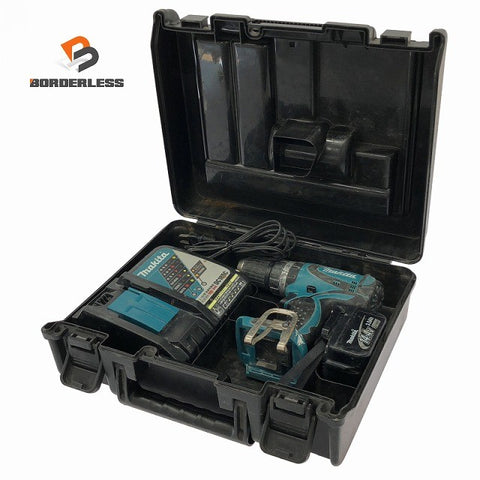 ☆中古品☆makita マキタ 14.4V 充電式振動ドライバドリル HP440D バッテリ1個(14.4V 3.0Ah)充電器 ケース付132819