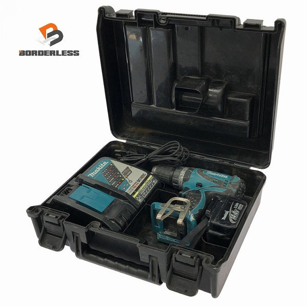 ☆中古品☆makita マキタ 14.4V 充電式振動ドライバドリル HP440D バッテリ1個(14.4V 3.0Ah)充電器 ケース付132819 - 1