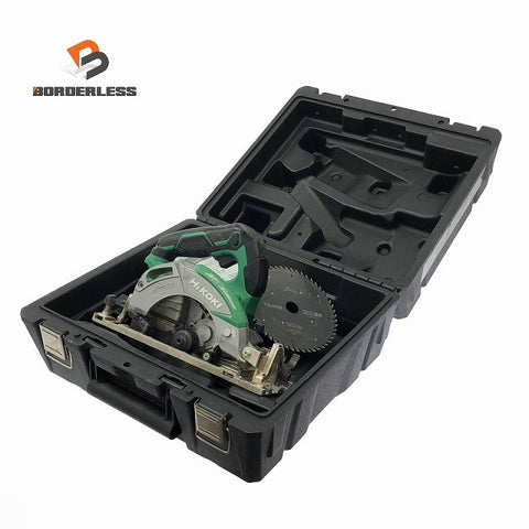 ☆中古品☆HiKOKI ハイコーキ 36V 147mm コードレス丸のこ C3605DC 本体＋ケース付 充電式 バッテリー式 マルノコ 丸ノコ 丸鋸122919