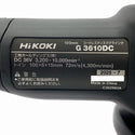 ☆未使用保管品☆HiKOKI ハイコーキ 36V 100mm コードレスディスクグラインダー G3610DC 研ちゃんカット10枚 ケース付き130398 - 9