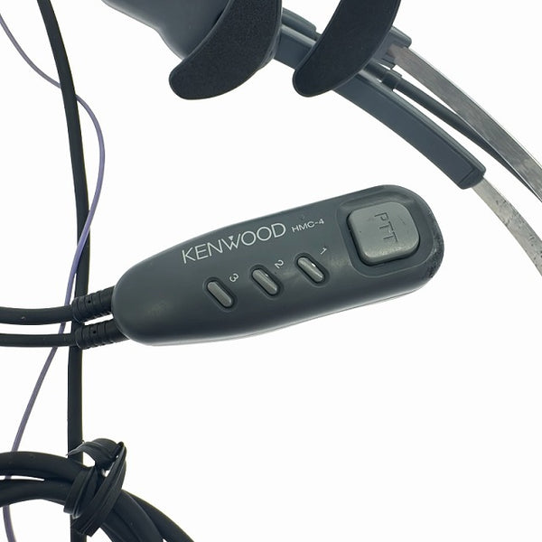 ☆極美品☆KENWOOD ケンウッド ヘッドセット HMC-4(G) 2点セット VOX/PTT/TOT対応 3キーリモコン対応 - 6