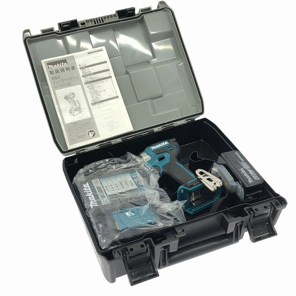 ☆未使用品☆makita マキタ 18V 充電式インパクトドライバ TD173D バッテリー(18V 6.0Ah) 充電器 ケース付 電動工具 締め付け118289 - 2
