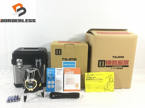 ☆未使用品☆TAJIMA タジマ ブルーグリーンレーザー墨出し器 ZEROB-KY  ZEROBLUE/ゼロブルー138058