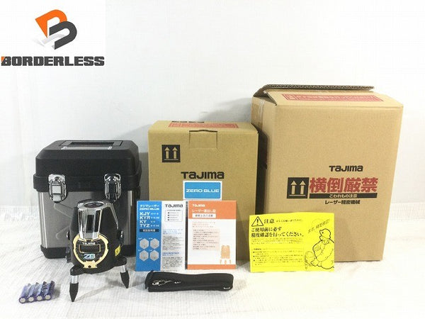 ☆未使用品☆TAJIMA タジマ ブルーグリーンレーザー墨出し器 ZEROB-KY  ZEROBLUE/ゼロブルー138058 - 1