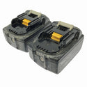 ☆中古品☆makita マキタ 純正リチウムイオンバッテリー BL1860B×2 充電器 DC18RF付き 電動工具 蓄電池 充電地129459 - 4