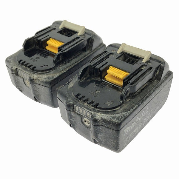 ☆中古品☆makita マキタ 純正リチウムイオンバッテリー BL1860B×2 充電器 DC18RF付き 電動工具 蓄電池 充電地129459 - 4