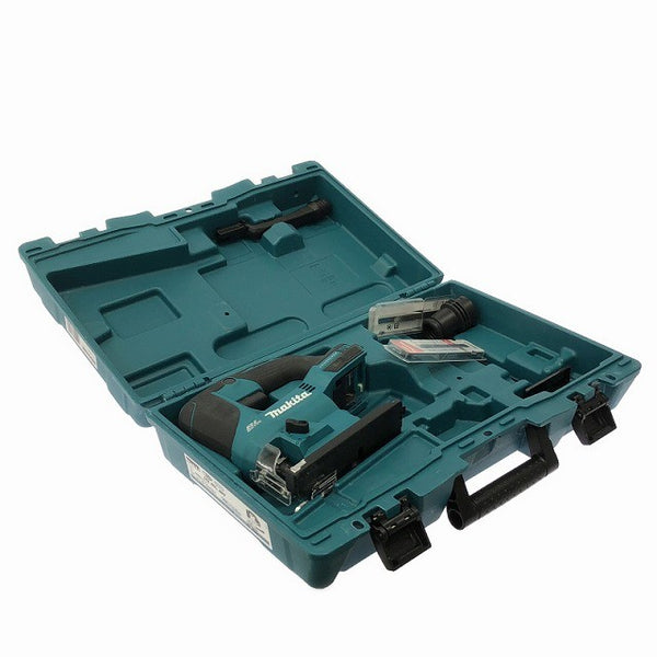 ☆比較的綺麗☆ makita マキタ 18V 充電式ジグソー JV184DZK 替刃10枚付き 青/ブルー 電気のこぎり 電動ノコギリ130017 - 2