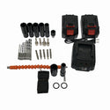 ☆美品☆WELINA 21V インパクトレンチ 本体+バッテリー2個+充電器+ケース アタッチメント付き 電動工具 締め付け129904 - 10