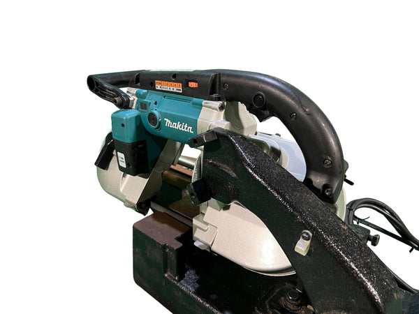 ☆中古品☆makita マキタ 100V ポータブルバンドソー 2107FW スタンド付 コード式 帯鋸切断機 鉄工用 パイプ切断機131491 - 2
