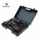 ☆中古品☆BOSCH ボッシュ 14.4V 100mm 充電式ディスクグラインダー GWS 14.4V/GWS14.4V バッテリ2個 充電器 刃複数付き129069 - 1