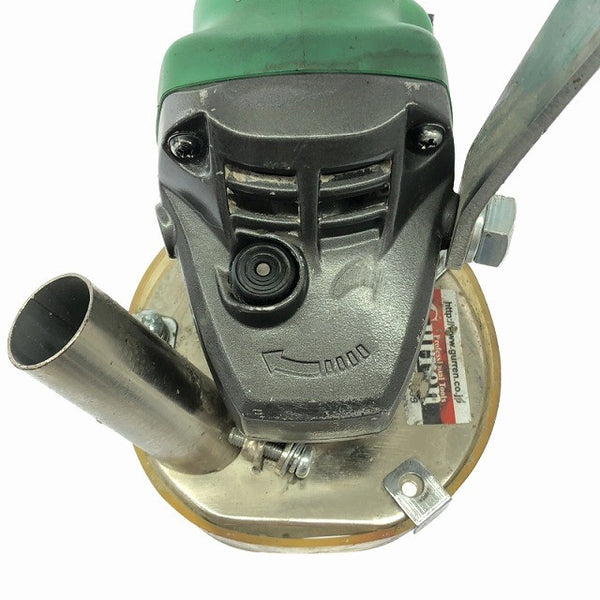 ☆中古品☆ HIKOKI ハイコーキ 100mm 電子ディスクグラインダ G10YE2 紅蓮 集じんカバー付き 電動工具 研磨 研削117741 - 7