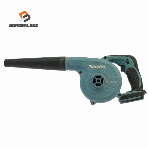 ☆中古品☆makita マキタ 14.4V 充電式ブロワ UB142D 本体のみ ノズル付き 電動工具 掃除 吹き飛ばし ブロワー133064