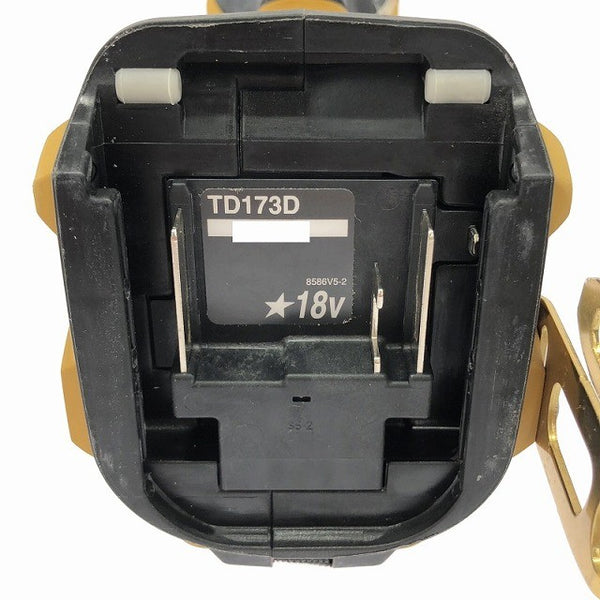 ☆中古品 20周年記念色☆makita マキタ 18V 充電式インパクトドライバ TD173D プレミアムイエロー 本体とTD173DGXPYのケース136875 - 10