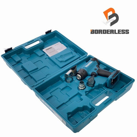 ☆未使用品☆makita マキタ 18V 充電式ヒートガン HG181DZK 本体+ケース アタッチメント ホットエアガン 設定温度 ～550度118053 - 0
