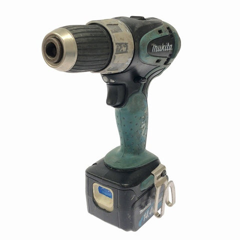☆中古品☆ makita マキタ 14.4V 充電式ドライバドリル DF445D 本体+バッテリー1個(3.0Ah)119514 - 0