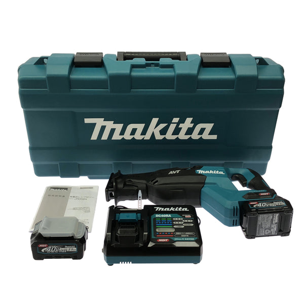 ☆未使用品☆makita マキタ 40Vmax 充電式レシプロソー JR002GRDX バッテリ2個(2.5Ah) 充電器 ケース付 コードレスセーバソー134863 - 3
