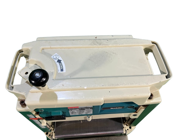 ☆比較的綺麗☆makita マキタ 100V 304mm 自動カンナ 2012NB 定盤固定式 替刃式 自動かんな盤 プレーナー 研磨機 大工道具129875 - 8