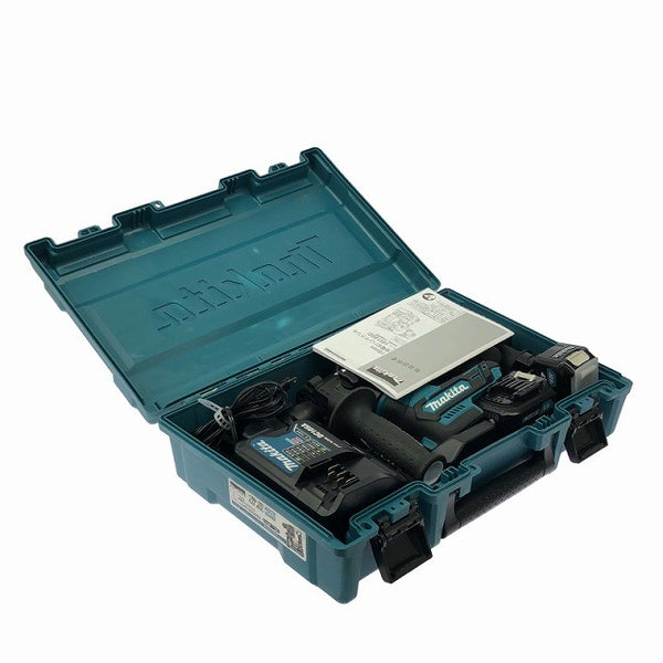 ☆中古美品☆makita マキタ 10.8V 充電式ハンマドリル HR166DSMX バッテリ2個(4.0Ah) 充電器 ケース付 コードレス ハンマードリル131033 - 2