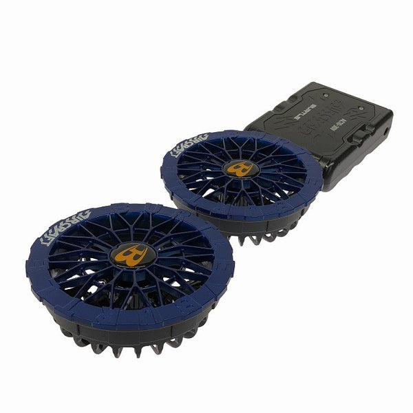 ☆未使用セット☆BURTLE バートル 30V エアークラフト専用バッテリー AC10 ファンユニット AC10-2 オーシャンブルー 2026年モデル128955 - 4