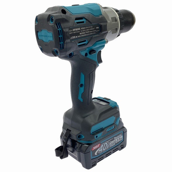 ☆未使用品☆makita マキタ 40Vmax 充電式ドライバドリル DF003GRDX バッテリー2個(2.5Ah) 充電器 ケース付 ドリルドライバー130554 - 6