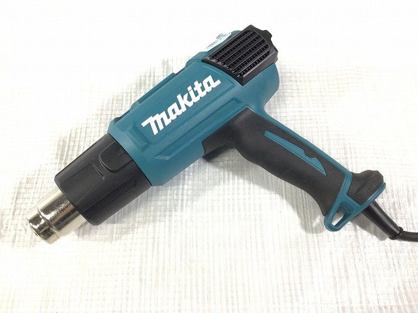 ☆未使用品☆makita マキタ 100V ヒートガン HG6031VK 青/ブルー 本体+パーツ+ケース 風量2段階切替 9段階温度調節ダイヤル133967 - 4