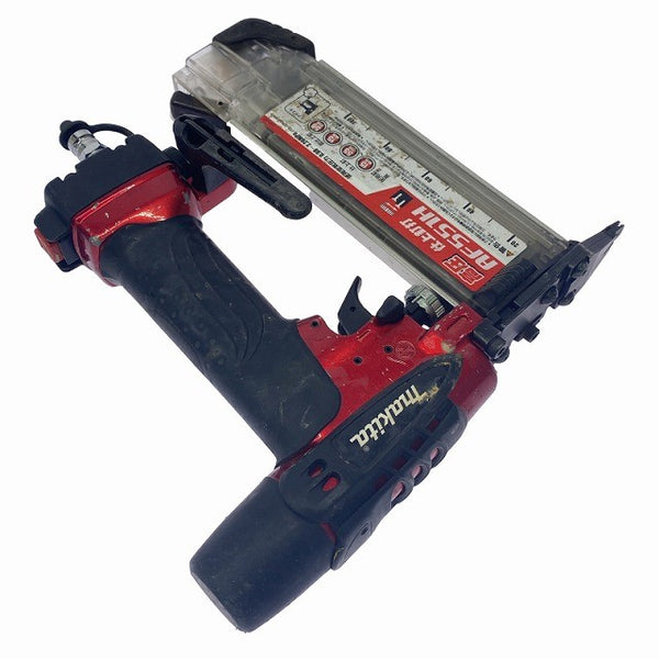 ☆中古品☆makita マキタ 55mm 高圧 仕上釘打機 AF551H 赤 ケース付 フィニッシュネイラ 仕上釘打ち機 仕上げ釘打機 エア工具131697 - 6
