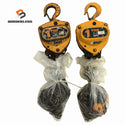 ☆中古品2個セット☆KITO キトー チェーンブロック M3形 CB010 荷重1.0ton/1ton 揚程2.5m 手動式 チェンブロック 吊り具 荷揚げ137278 - 1