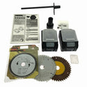 ☆中古品☆makita マキタ 40Vmax 125mm充電式防じんマルノコ KS002GRDX 青/ブルー バッテリー2個(2.5Ah) ケース付 丸ノコ133869 - 9