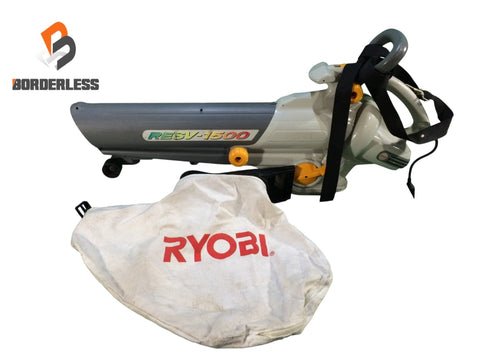 ☆中古品☆RYOBI リョービ 100V ブロワバキューム RESV-1500 ブロワーバキューム バキュームブロワー 屋外用 掃除118841