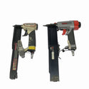 ☆中古品セット☆HITACHI 日立工機 常圧 ピン釘打機 NP35A RYOBI エア釘打機 RF-500 ゴーグル付 ピンタッカ エアーツール108335 - 6