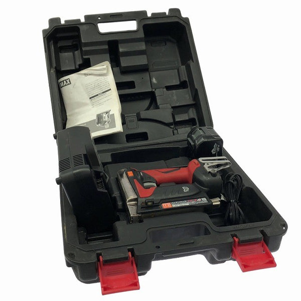 ☆美品☆MAX マックス 14.4V/18V 充電式タッカー TG-Z4-BC/1850A バッテリ(18V 5.0Ah) 充電器付 電動工具130043 - 2