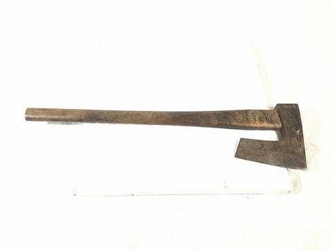 ☆中古品☆梅弘 手斧 全長約640mm 刃長さ約155mm ちょうな チョウナ 手打ち斧 薪割りまさかり マサカリ 鉞 オノ おの 大工道具132491 - 0