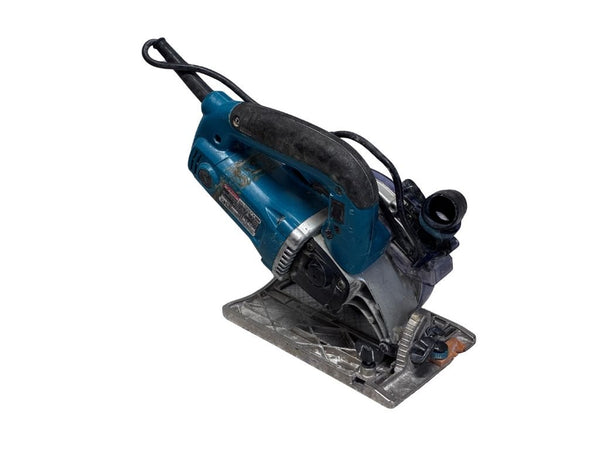 ☆中古品☆ makita マキタ 125mm ボード用防じんマルノコ 5205FX 切断 木くず 粉じん カバー ダストボックス137257 - 3