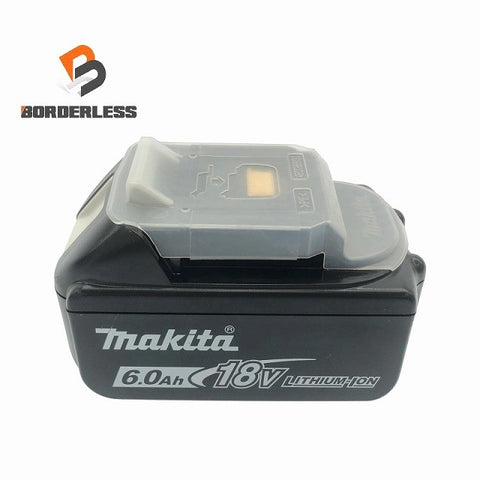 ☆比較的綺麗☆makita マキタ 18V 6.0Ah 純正 リチウムイオンバッテリー BL1860B 残量表示付 リチウムイオン電池 蓄電池
