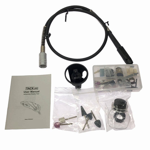 ☆美品☆TACKLIFE タックライフ 100V ミニルーター RTD35ACL コード式 小型 リューター ロータリーツール DIY/日曜大工125371 - 10