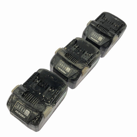 ☆中古品3個セット☆HiKOKI ハイコーキ 36V マルチボルトバッテリー BSL36A18×3 蓄電池 リチウムイオンバッテリー135050 - 0