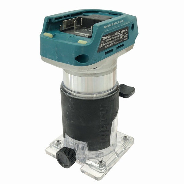 ☆中古品☆makita マキタ 18V 充電式トリマ RT50DZ コードレス トリマー/ルーター ダイヤル変速 木材加工 電動工具136604 - 4