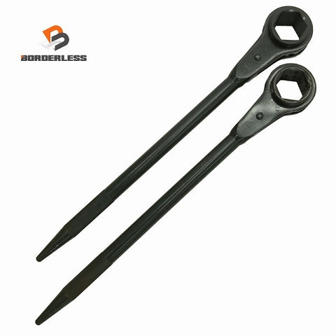 ☆比較的綺麗2本セット☆ASAHI 旭金属工業 旭の強力型片口ラチェットスパナ KS0050 ハンドツール136367